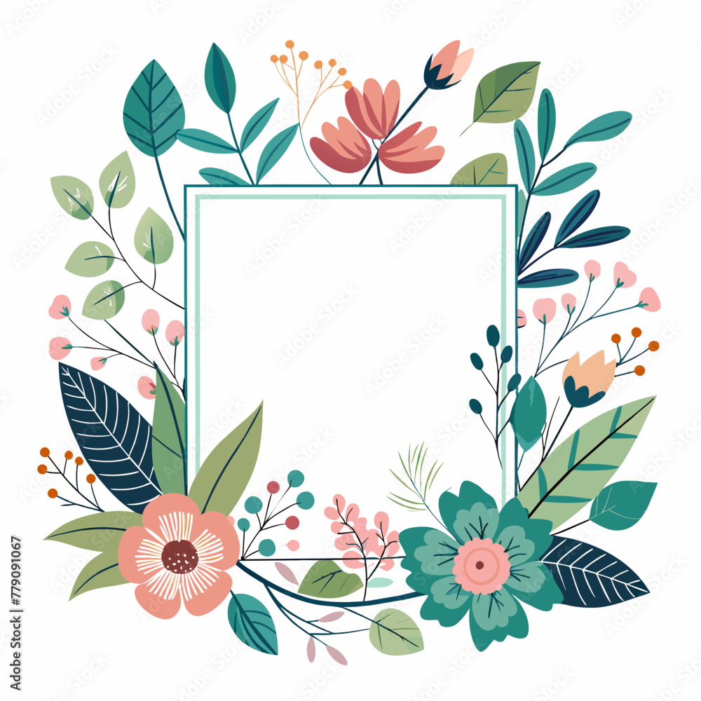 florals-and-botanicals--square-frame--simple-minim