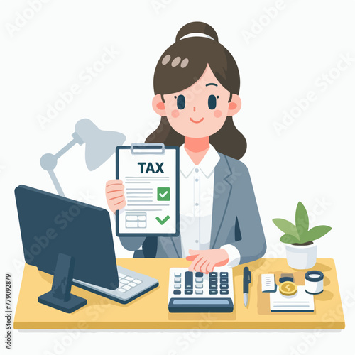 illustration of full tax payment