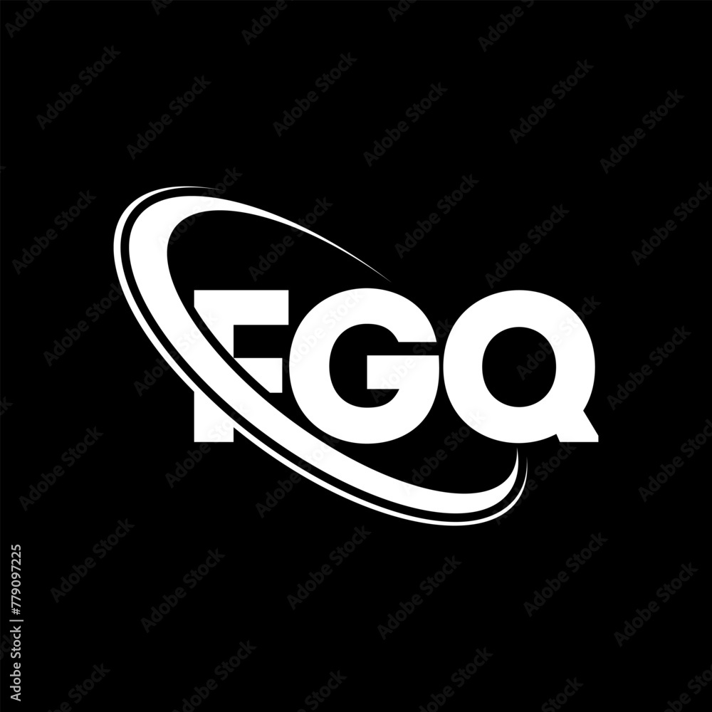 FGQ logo. FGQ letter. FGQ letter logo design. Initials FGQ logo linked with circle and uppercase monogram logo. FGQ typography for technology, business and real estate brand.