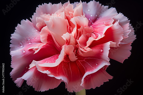 Carnation flower pistil , Macro photography