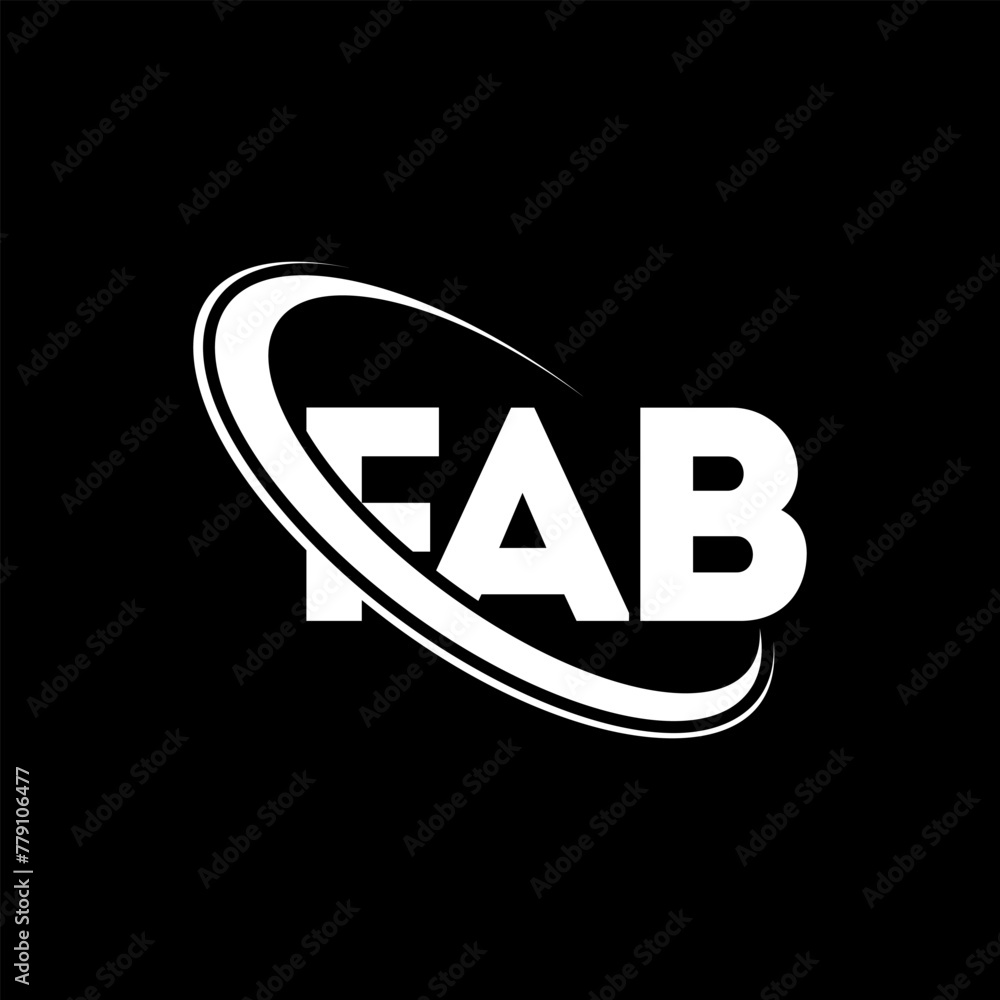 FAB logo. FAB letter. FAB letter logo design. Initials FAB logo linked with circle and uppercase monogram logo. FAB typography for technology, business and real estate brand. FAB logo. FAB letter. FAB letter logo design. Initials FAB logo linked with circle and uppercase monogram logo. FAB typography for technology, business and real estate brand.