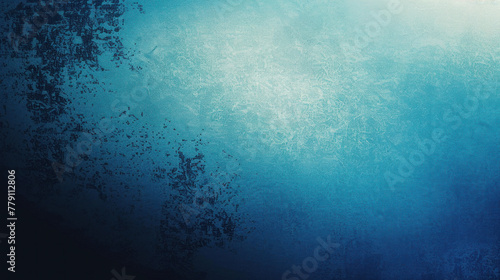 Abstract Pattern of diffuse grainy texture, blue, white, gradient effect