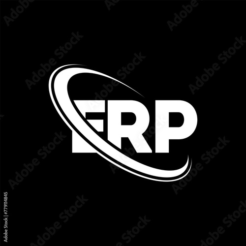 ERP logo. ERP letter. ERP letter logo design. Initials ERP logo linked with circle and uppercase monogram logo. ERP typography for technology, business and real estate brand.