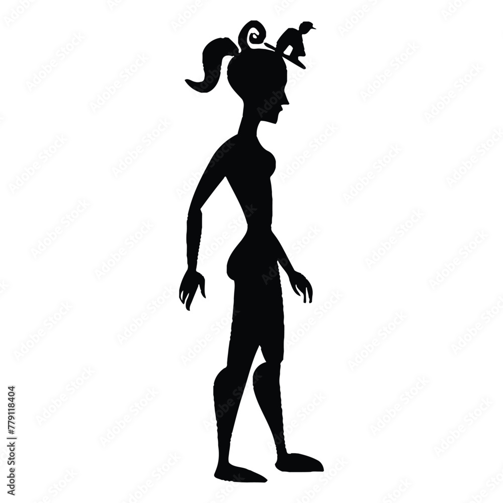 Painting miniature figurines Silhouette Painting miniature figurines Silhouette
