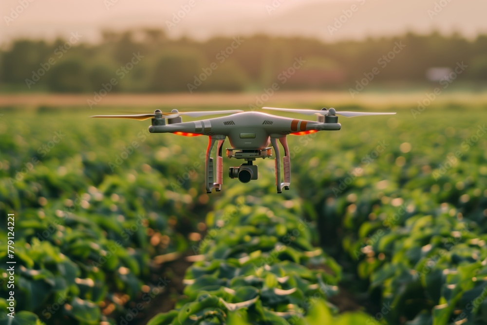 drones in action over vast agricultural fields, highlighting their role in precision farming techniques such as crop monitoring and pesticide application drones in action over vast agricultural fields, highlighting their role in precision farming techniques such as crop monitoring and pesticide application