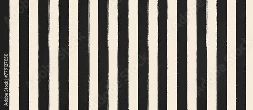A symmetrical pattern of parallel black and white stripes on a white background, resembling a seamless design often seen in buildings or composite materials