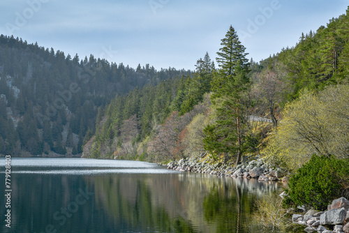 The Lac Blanc, Vosges, France