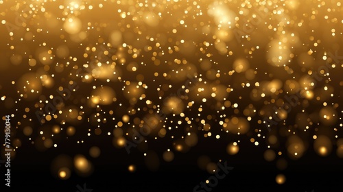 golden christmas lights