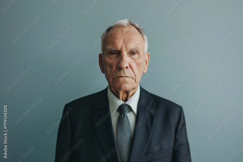 A man in a suit and tie is looking at the camera A man in a suit and tie is looking at the camera