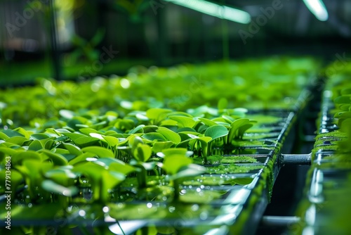 Algae in agriculture, depicting the cultivation process