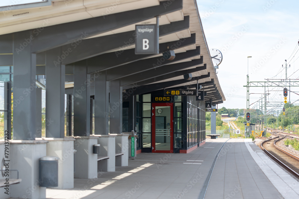 Train station in sweden