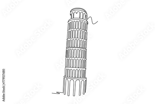 Historical buildinh of Leaning pisa tower, ancient pharaoh tombs in the world. Famous old historical buildings, Wonder of the world, great antiquity architecture monuments, vector 3d illustration.
