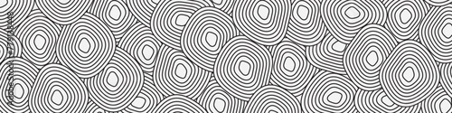 Doodle circle Pattern design. geometric pattern. radial frames, border templates, design elements. doodle style stripes, thin and wide lines.