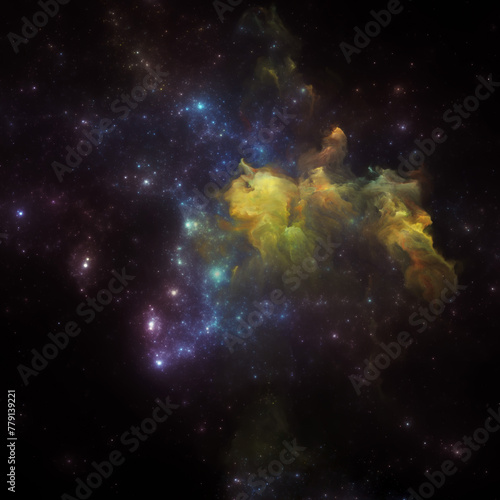 Fototapeta Naklejka Na Ścianę i Meble -  Vision of Nebulous Space