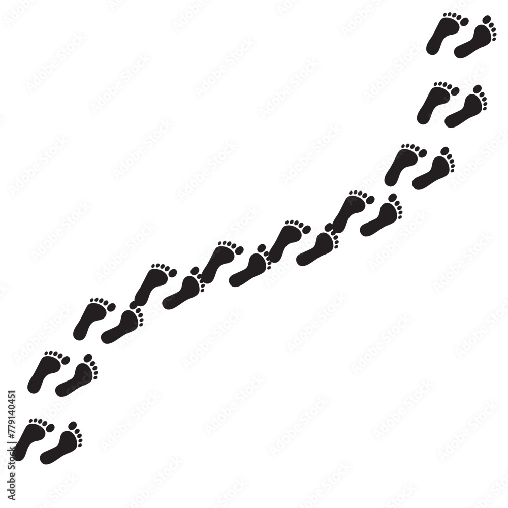 footprints shoe sole tracking path on transparent background, Shoes trail track vector illustrations 10 eps. footprints shoe sole tracking path on transparent background, Shoes trail track vector illustrations 10 eps.