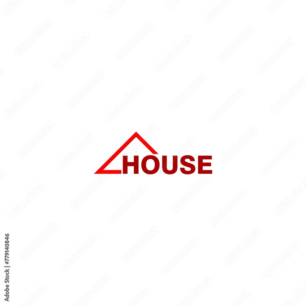 Fototapeta premium Home house icon isolated on white background