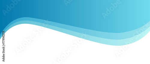 Wave divider shape separator header and border for website and app. Top or bottom frame of divider shape for web page, website, banner, app, poster, background