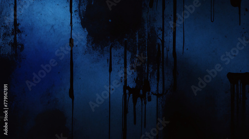 Abstract grunge sapphire blue background with marbled texture. Black blue abstract background. Navy blue grunge texture. Toned dark rough texture for any construction related