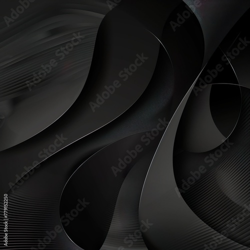 Black and grey abstract shape background