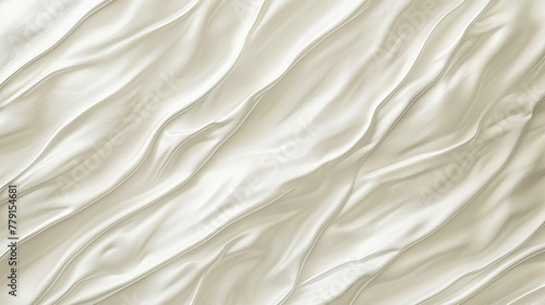 An expanse of seamless, ivory white leather, where the texture includes faint. 32k, full ultra HD, high resolution