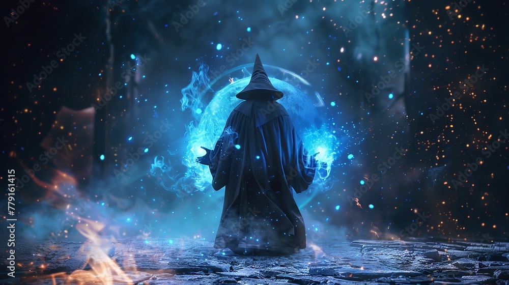 A futuristic design magical universe A futuristic design magical universe