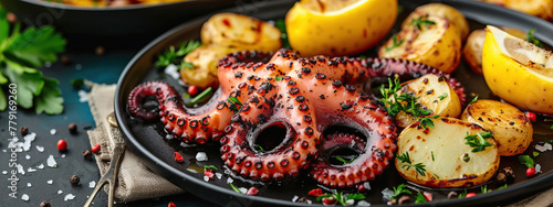 Grilled Octopus With Potato
