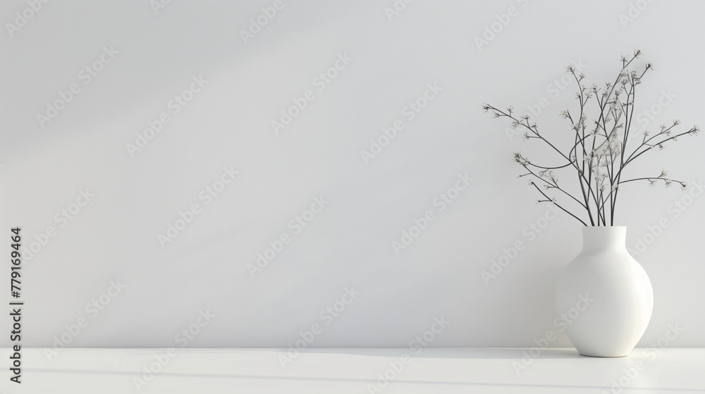 Minimalist Serenity: Finding Elegance in a White Room Minimalist Serenity: Finding Elegance in a White Room