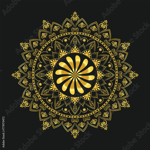 A design of mandala decoration