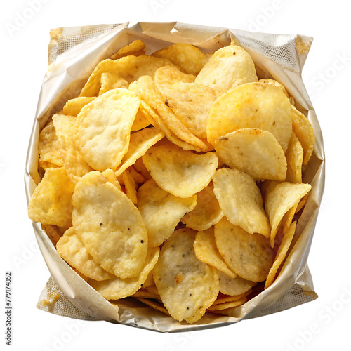 top view tasty cheese chips inside plate photo