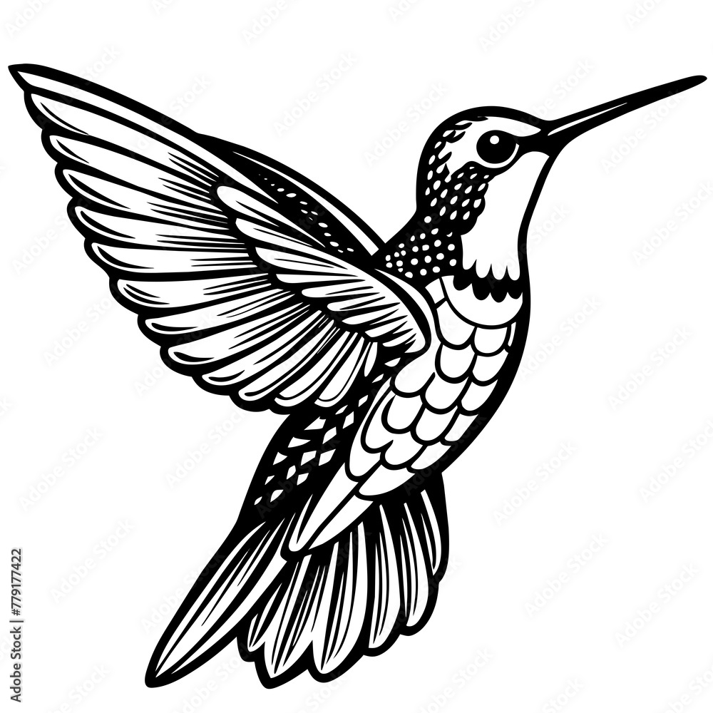 hummingbird silhouette vector illustration svg file hummingbird silhouette vector illustration svg file