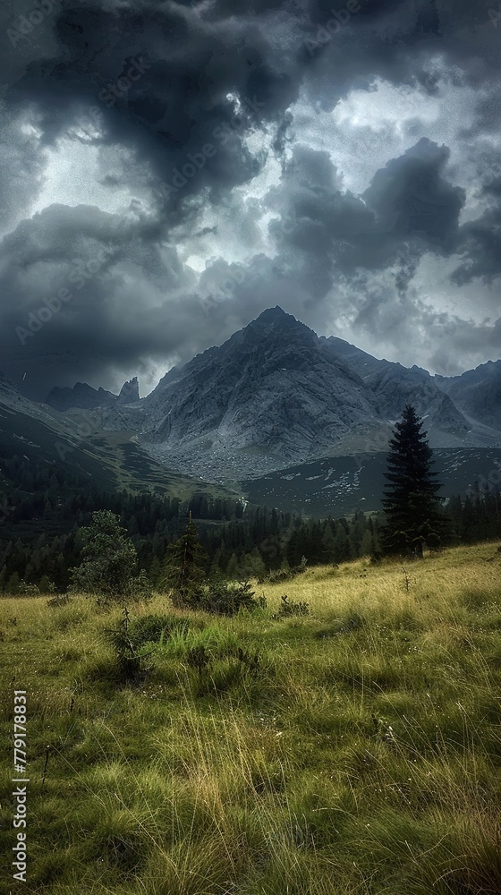 Fototapeta premium Misty valley in the Great Smoky Mountains