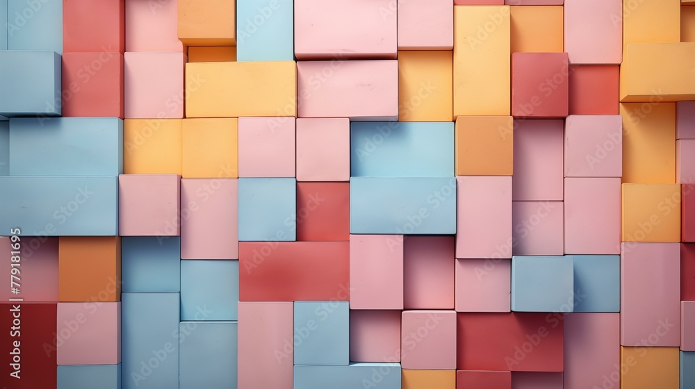 Colorful blocks, backdrop, block, modern, design, creativity Colorful blocks, backdrop, block, modern, design, creativity