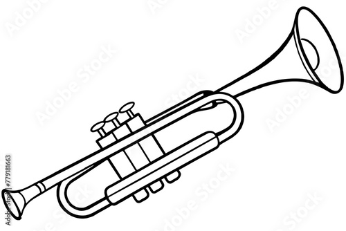 clarinet silhouette vector illustration