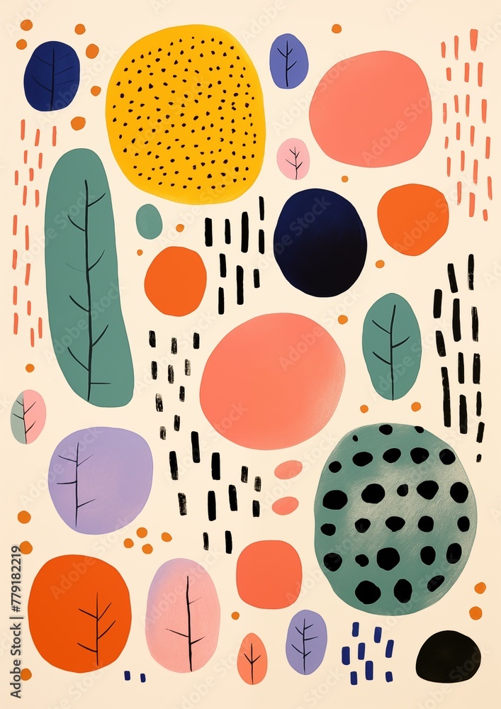 Colorful pattern, leaf, plant, autumn, tree Colorful pattern, leaf, plant, autumn, tree