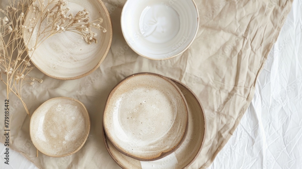 A table filled with food, perfect for a meal setting A table filled with food, perfect for a meal setting