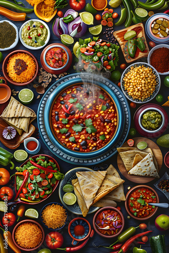 A Festive Compilation of Authentic Mexican Recipes: From Tortilla Soup to Enchiladas