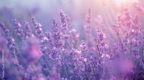 Close up of a bunch of lavender flowers. Suitable for aromatherapy or nature concepts