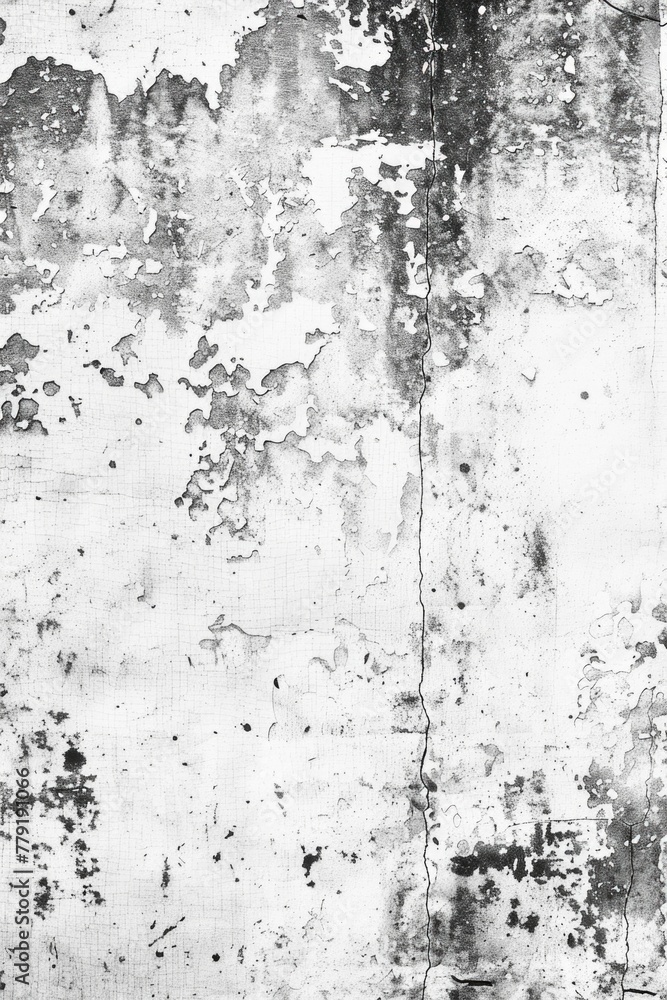 Obraz premium A black and white photo of a weathered wall. Suitable for backgrounds or texture images