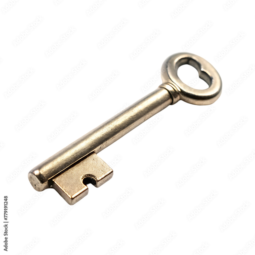 Material key isolated on transparent background Material key isolated on transparent background