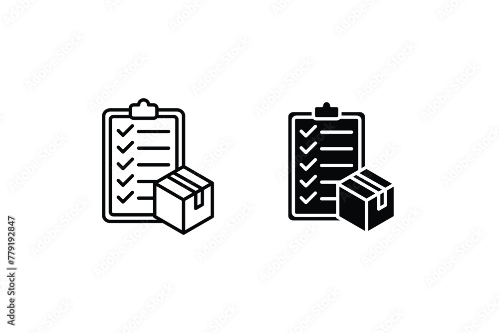 Inventory Control icon. Monochrome simple Business Management icon for templates, vector illustration Inventory Control icon. Monochrome simple Business Management icon for templates, vector illustration