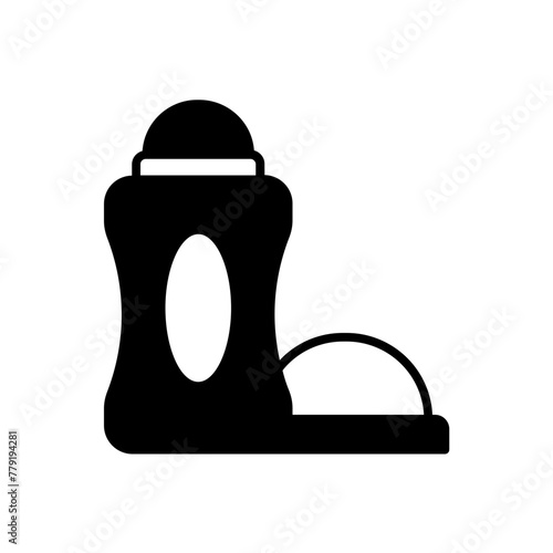 Deodorant icon. black fill icon