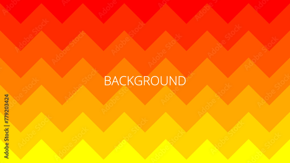 Red and yellow chevron background. Abstract banner with broken lines. Gradient blended zigzag Red and yellow chevron background. Abstract banner with broken lines. Gradient blended zigzag