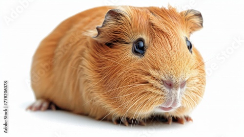 Close Up of a Brown and White Hamster