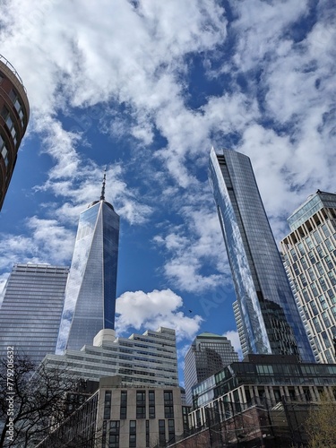 Buildings and Sky in downtown New York City - April 2024