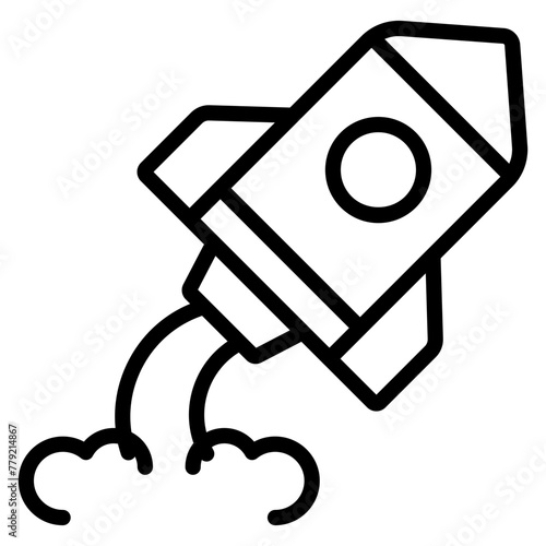 Modern design icon of startup 

