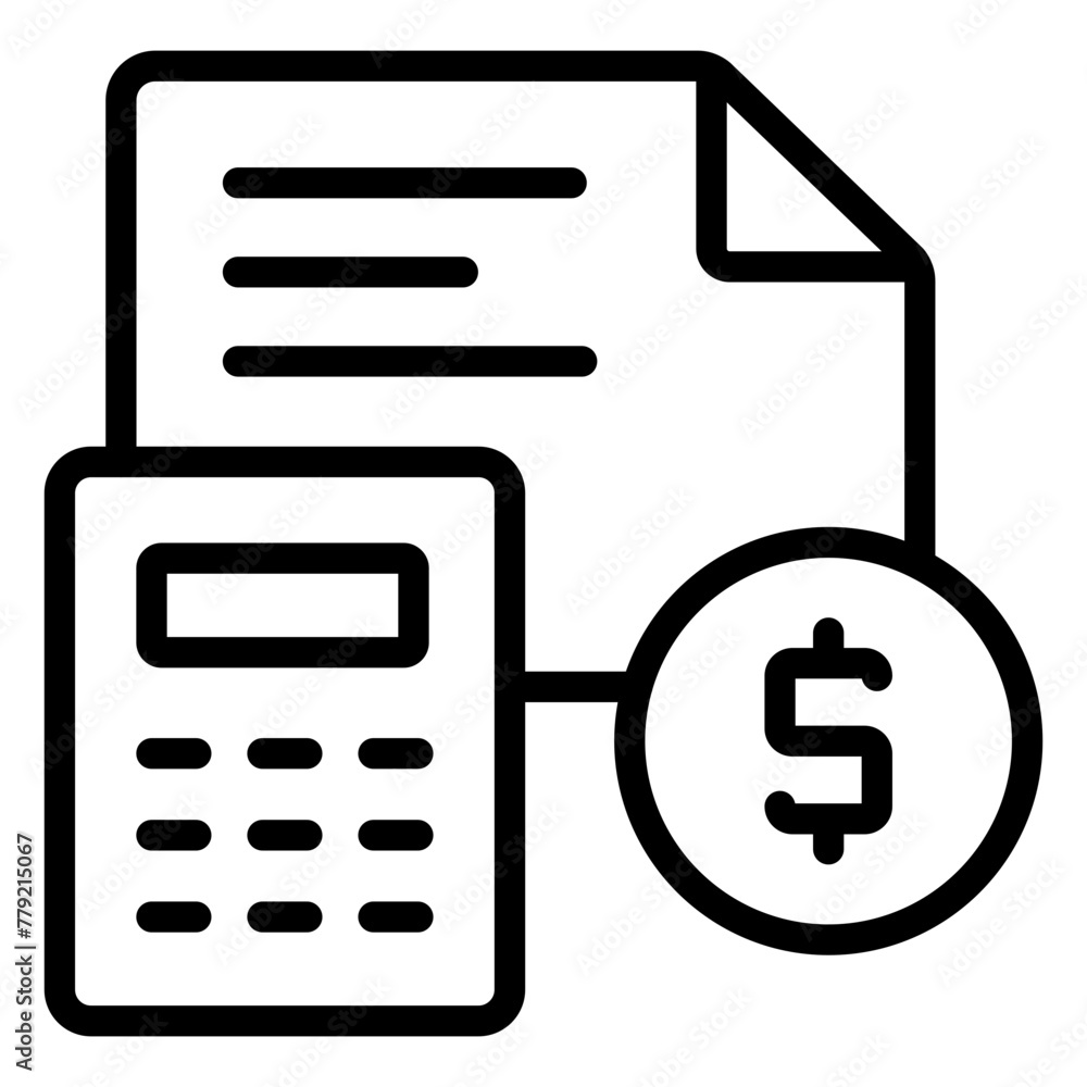 Editable design icon of budget accounting
Editable design icon of budget accounting