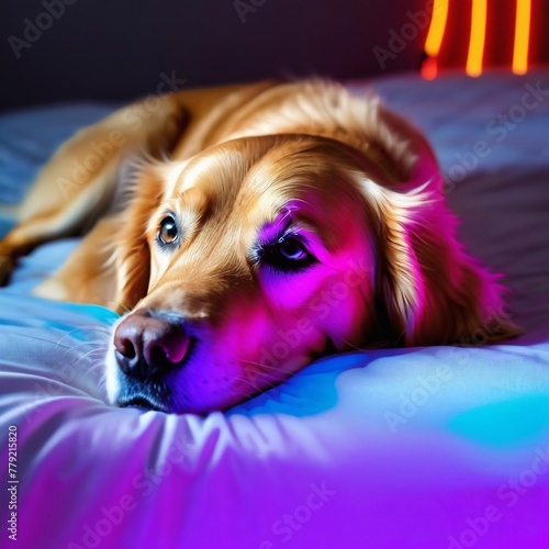 Obraz na płótnie golden retriever dog