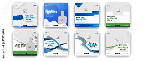 Digital business marketing social media post & web banner corporate business marketing
social media post and web design template