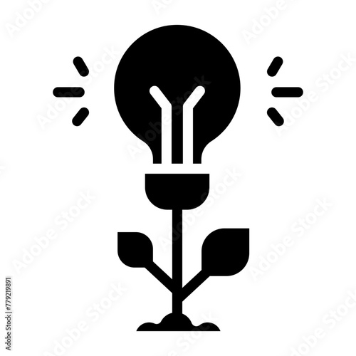 An icon design of innovative growth

