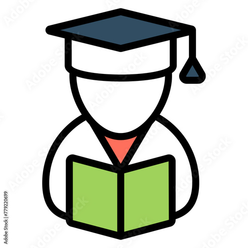 Perfect design icon of student


